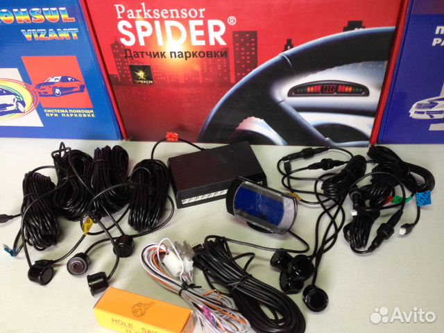 Парктроник Sho-me 8 датчиков универсальный купить в Москве | Авито