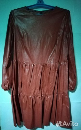 Кожаное платье
