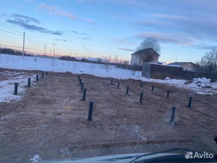 Винтовые сваи, свайный фундамент