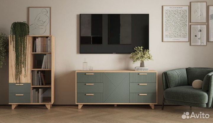 Комод Ньерд Дуб Вотан/Можжевельник оригинал