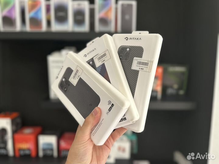 Чехлы Pitaka iPhone/Samsung Оригинал