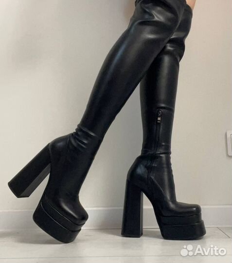 Сапоги ботфорты