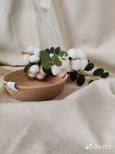 Круглая корзинка