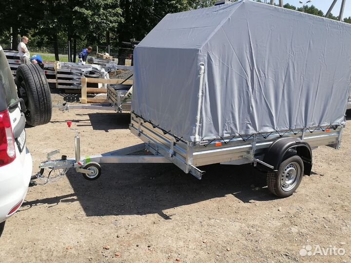 Прицеп 03.022 с тентом аэро 150 см. Доставим по РФ