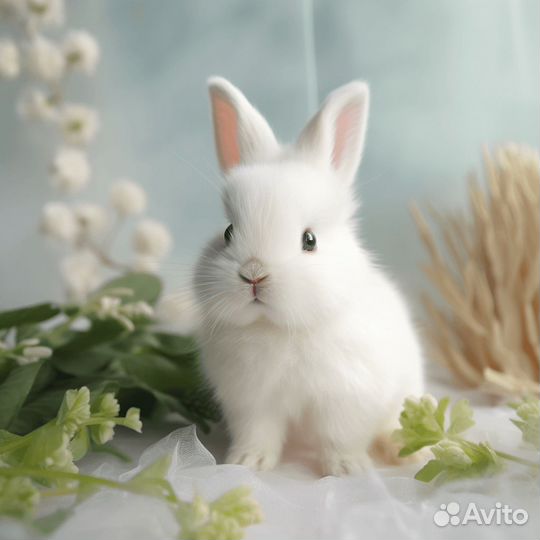 Декоративные карликовые кролики Гермелины