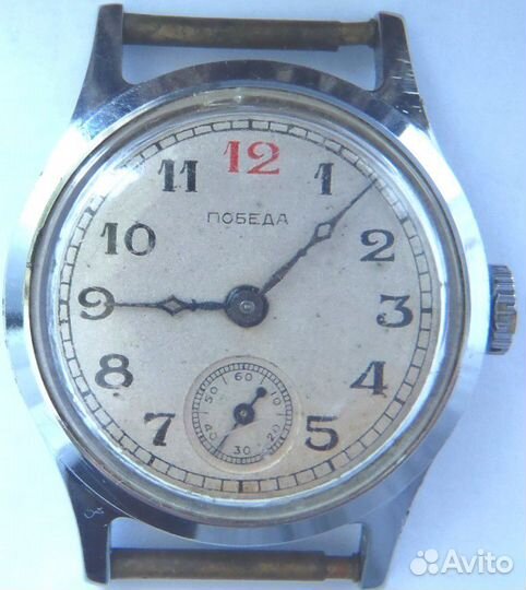 Часы Победа Pobeda 1949-53 годов выпуска. 1 мчз