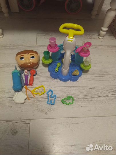 Набор плейдо фабрика мороженого и стоматолог