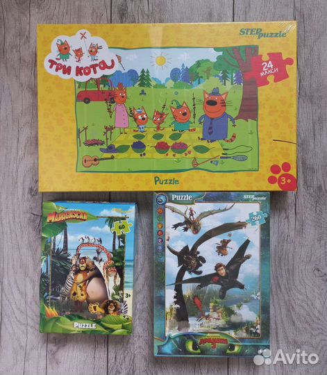 Пазл 24 элемента, 60 элементов