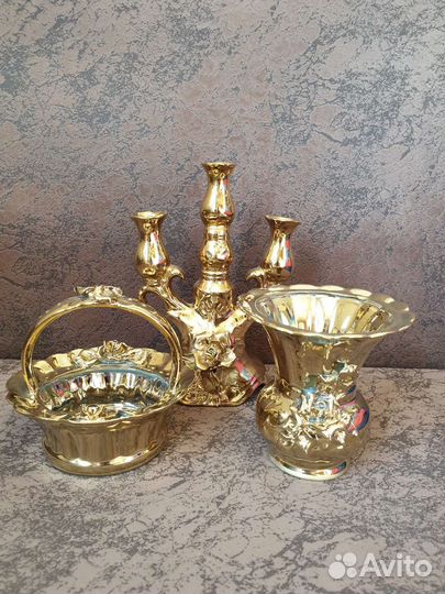 Подсвечник вазочка конфетница