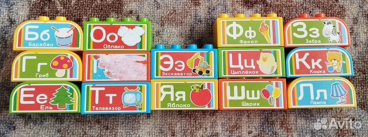 Аналог Lego duplo с музыкальным обучающим модулем