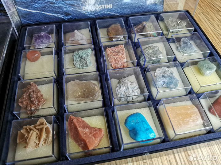 Коллекция минералов deagostini - Сокровища Земли