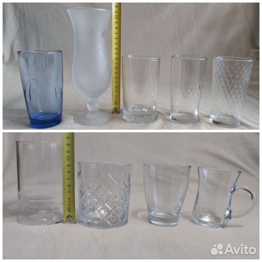 Бокалы, стаканы пакетом. Кружки