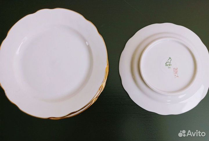 Тарелки фарфор Дулево СССР