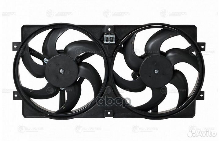 Вентилятор с кожухом (блок из 2 вентил) Шеви Ни