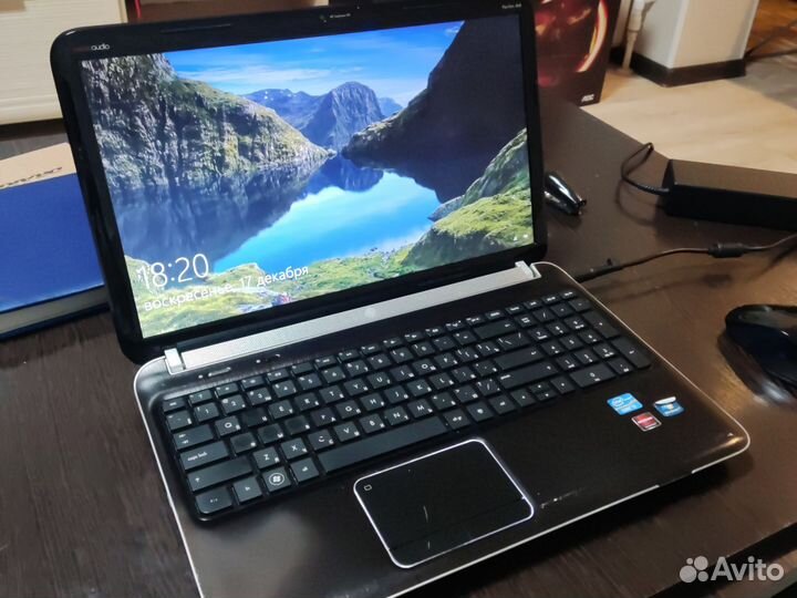Игровой ноутбук HP dv6 intel i7 ddr16 гб