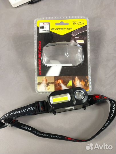 Фонари аккумуляторные налобные