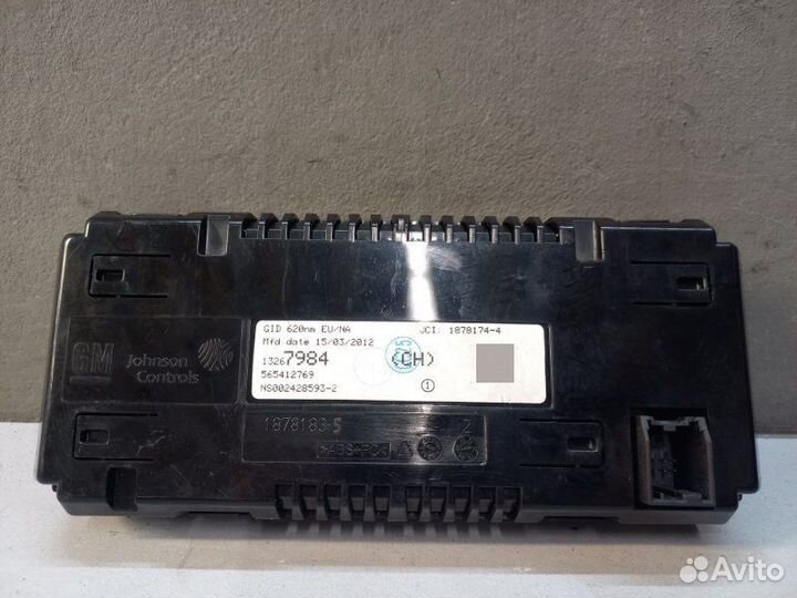 Дисплей Opel Astra J