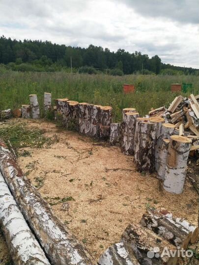 Дрова березовые колотые