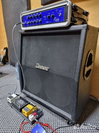 Гитарный стек кабинет ламповый усилитель педали