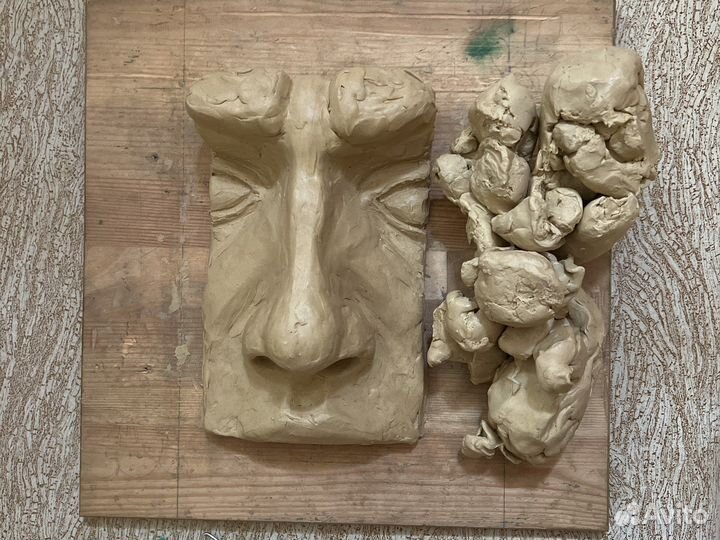 Скульптурный пластилин мягкий и стеки