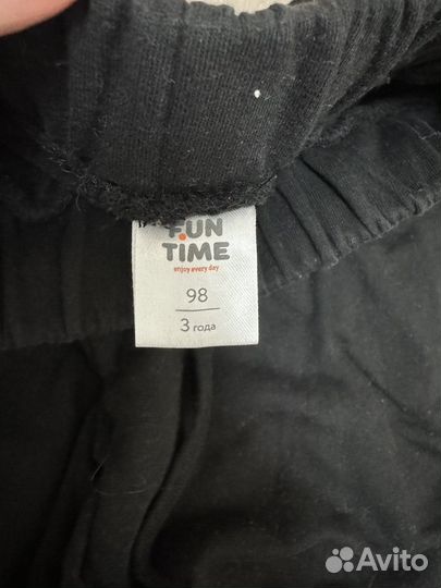 Утепленные штаны для девочки 98