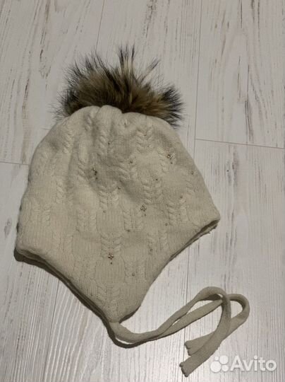 Шапка для девочки зимняя