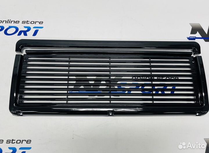 Решетка радиатора ваз 2107 (чёрный глянец)