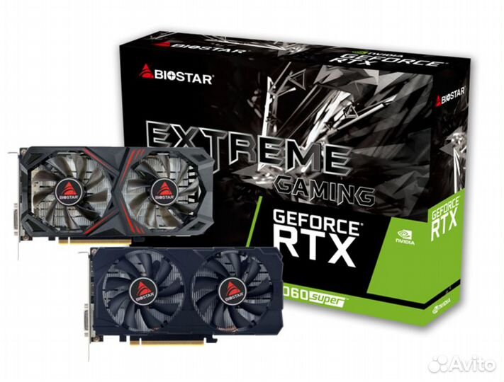 GeForce RTX 2060 Super 8Gb-Afox-Biostar-рст рф-new