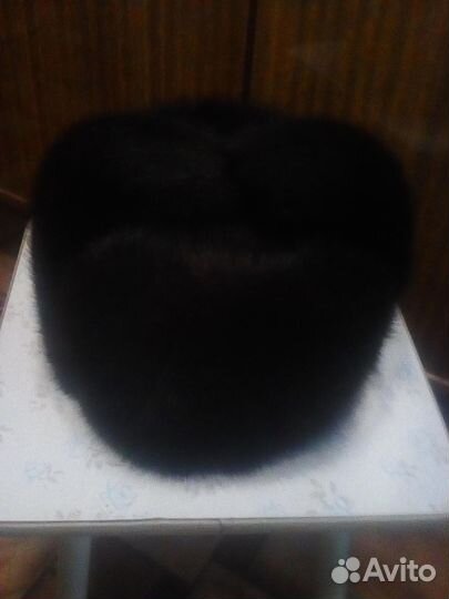 Норковая шапка мужская формовка
