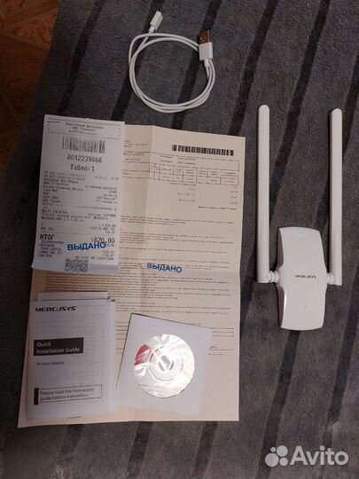 Сетевой адаптер wifi mercusys mw300uh usb 2.0