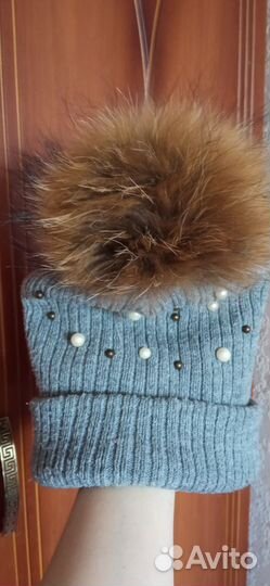 Шапка зимняя для девочки