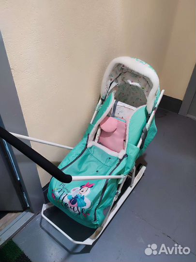 Санки коляска disney бейби 2