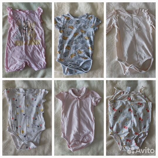 Детские вещи пакетом для девочек 80 86