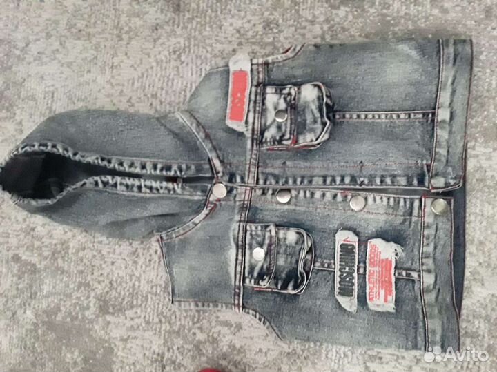 Жилетка джинсовая