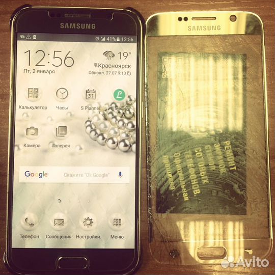 Замена стекла samsung galaxy S / A / Note / J и др