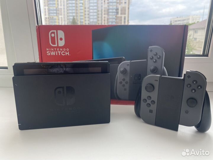 Nintendo switch rev 2 32 гб+ 1 тб