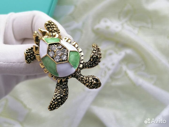 Брошь милейшая черепашка