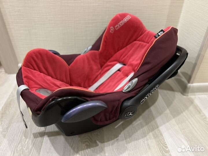 Автокресло 0+ Maxi Cosi + Isofix, переходники