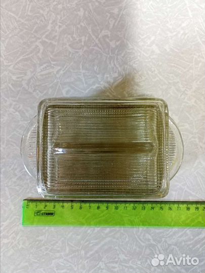 Маслёнка стекло СССР