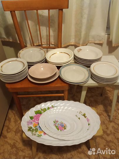 Чайный, кофейный набор новый, посуду разную