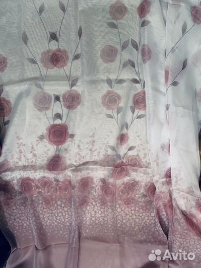 Вуаль на шторной ленте с утяжелителем новая