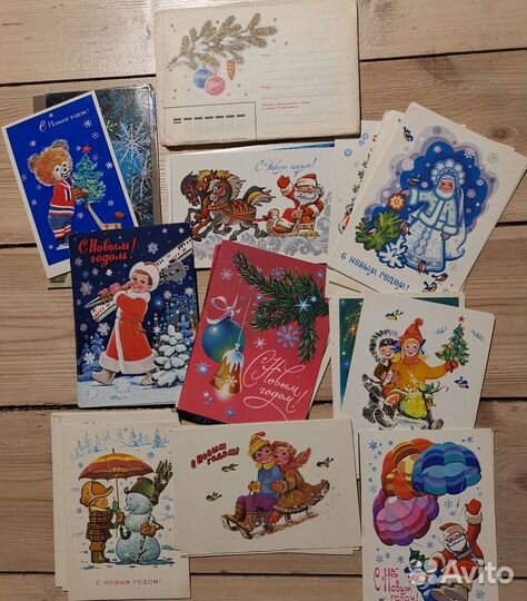 Открытки с Новым годом СССР