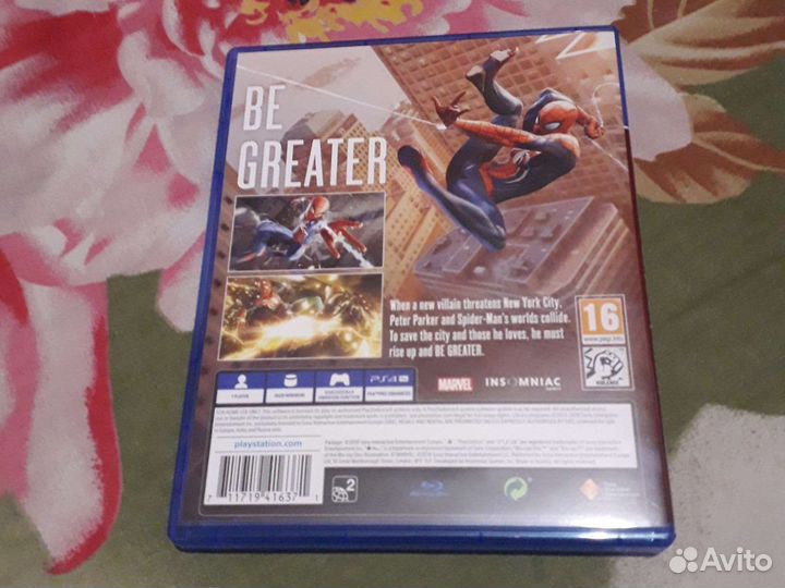 Игра Marvel Человек-Паук (PS4)
