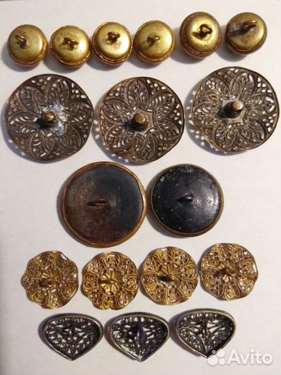 Пуговицы старинные