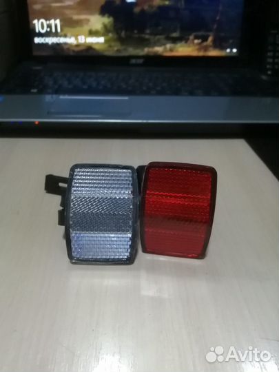 Катафоты на велосипед с креплением