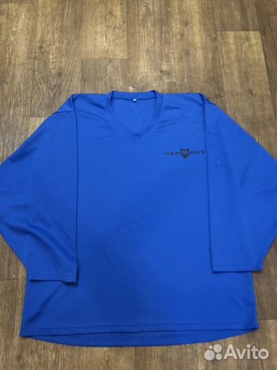 Майка хоккейная синяя