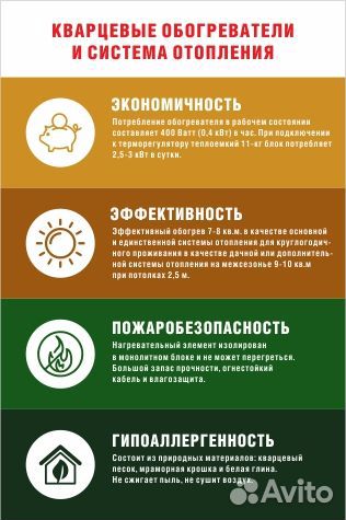 Кварцевый обогреватель WarmHoff Elegant 600