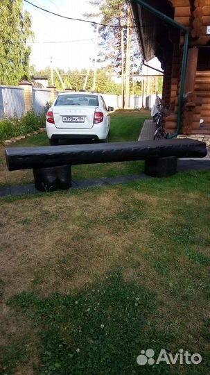 Лавка,массив сосны