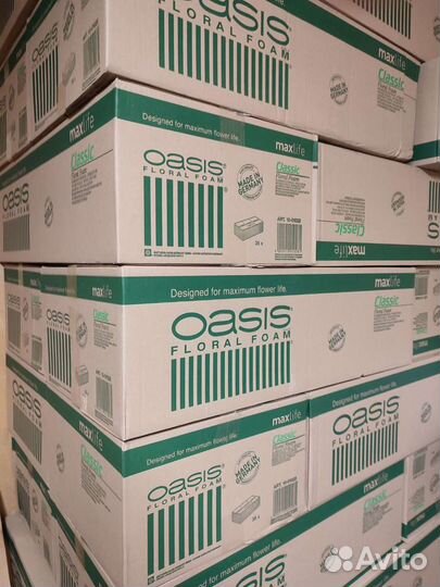 Пена флористическая oasis, губка для цветов