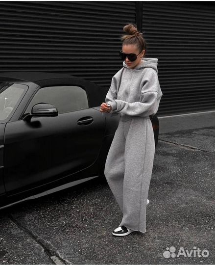 Спортивный костюм на флисе женский теплый